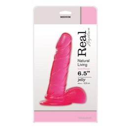 Dildo-JELLY DILDO REAL RAPTURE PINK 6,5