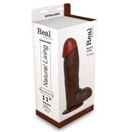 Dildo-REALISTIC DILDO REAL RAPTURE BROWN 11