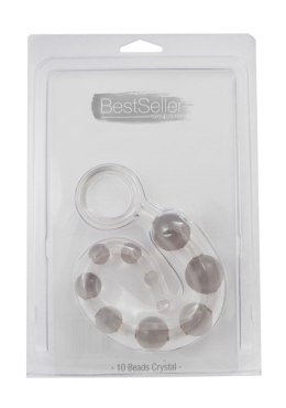 Plug/kulki-JAMMY JELLY ANAL 10 BEADS CRYSTALL