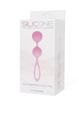 Kulki-PALLINE BLACKBERRIES PUSSY SILICONE PINK