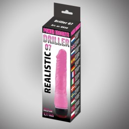 Driller 07 pink 21,5 cm realistic vibrating