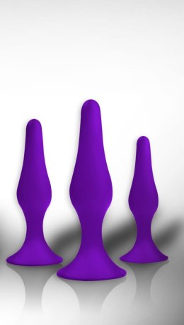 Plug - Anal Plug Box 3 pack purple