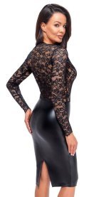 Noir lace dress L