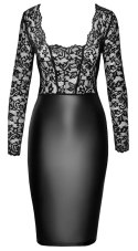 Noir lace dress L