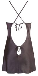 Satin Chemise Black L