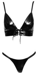 Vinyl Bra and String L