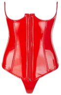 Vinyl Corset red M