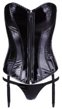 Vinyl Corset black L