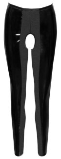 Crotchless Vinyl Leggings L