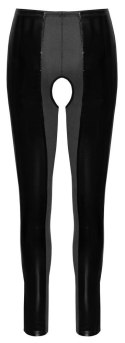 Crotchless Vinyl Leggings L