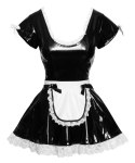 Vinyl Maid's Dress 2XL