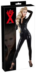 Latex Catsuit black 2XL