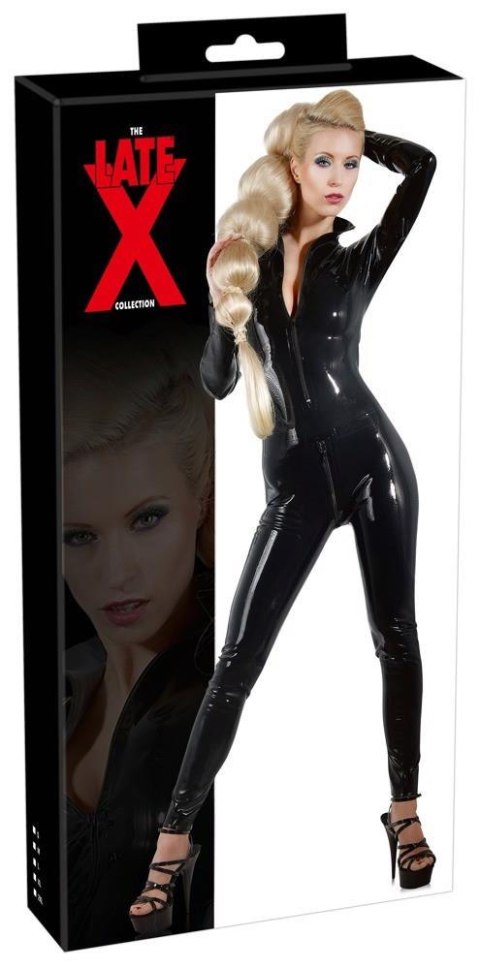 Latex Catsuit black XL