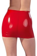 Latex Mini Skirt red L