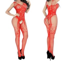 Koszulka - Bodystocking TL15 red one size