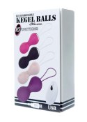 Kulki-Vibrating Silicone Kegel Balls USB 10 Function / Remote control -Purple