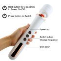 Stymulator-Massager Super Powerful USB White 10 Function