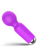 Stymulator-Rechargeable Mini Masager USB 20 Functions - Purple