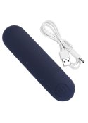 Wibrator-Strong Bullet Vibrator Black USB 10 Function