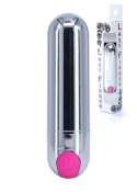 Wibrator-Strong Bullet Vibrator Silver/Pink USB 10 Function