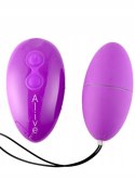 Jajko/wibr-Wibrator - Egg Remote control. Func.:10. Violet.AAA