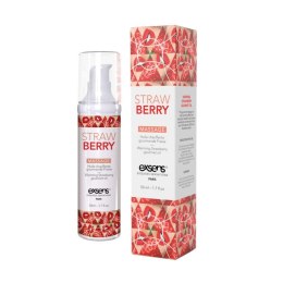 STRAWBERRY Warming gourmet massage oil 50 ml