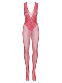 Bielizna-Bodystocking N112 czerwone XL/XXL