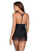 Bielizna-Chiccanta babydoll i stringi czarna L/XL