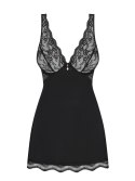 Bielizna-Luvae babydoll i stringi Czarny XS/S