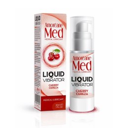 Żel/sprej-Liquid Vibrator Cherry 30ml.