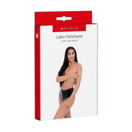 Me You Us Latex Crotchless Panties Large