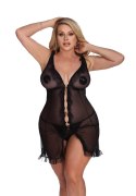 DIXIE black chemise XL+ (czarna halka)