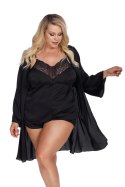 LAURA black robe XL+ (czarny szlafrok)