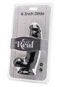 Dildo 6 inch with Balls Black