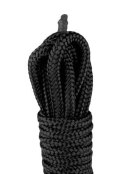 Wiązania-Black Bondage Rope - 5m