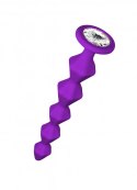 Anal bead with crystal Emotions Buddy Purple