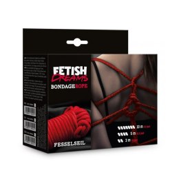 Fetish Dreams Bondage Rope 5m Red