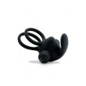 Mr. Cock Ultimate Vibrating Silicone Cockring black