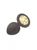 Plug-Anal Plug Emotions Cutie Small Black golden crystall