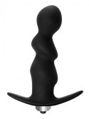 Plug-Anal Spiral Vibrating Black