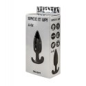 Plug-Anal plug with misplaced center of gravity Spice it up Delight Black