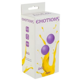 Vaginal balls without a loop Emotions Lexy Medium purple