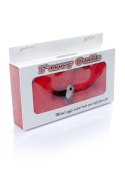 Kajdanki Fetish B - Series- Furry Cuffs Red