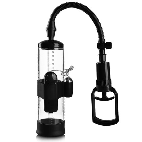 Pompka-Powerpump MAX Vibrating - Black&Clear