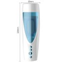 Masturbator-Vibrating, Rotating and Flashing Masturbation USB 10+10 Function / Talk Mode