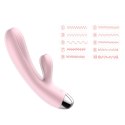 Wibrator- B - Series, Silicone Vibrator Pink USB 10 Function / Heating