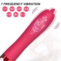 Wibrator-Silicone Vibrator USB, 10 vibration modes, Heating