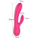 Wibrator-Silicone Vibrator USB 7 Function + Booster / Heating