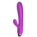 Wibrator-Silicone Vibrator and Pulsator Purple USB 7+7 Function / Heating