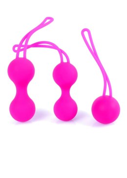 Kulki-Silicone Kegal Balls Set - Pink